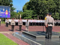 Upacara HKN, Wakapolda Sultra Berikan Apresiasi Kepada Personel Operasi Ketupat Anoa 2024