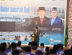 Pj Gubernur Sultra Lepas Jamaah Calon Haji Asal Provinsi Sultra 