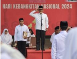 Muhamad Saleh Pimpin Upacara Peringatan Harkitnas ke-116 Tahun 2024 Lingkup Kemenag Sultra