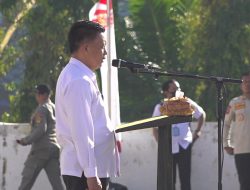 Asisten II Pimpin Apel Gabungan Lingkup Pemkot Kendari