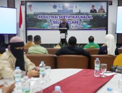 Buka Giat Fasilitas Sertifikat Halal, Pj Wali Kota Kendari Harap Produk UMKM Kantongi Label Halal