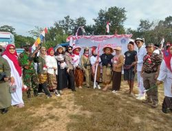 Meriahkan HUT ke-79 RI, Disdalduk dan KB Kota Kendari Ikuti Karnaval Juang Tahun 2024