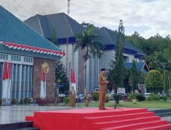 Pimpin Apel Gabungan, Sekda Sultra Sampaikan Arahan Strategis Terkait APBD 2025 dan Disiplin ASN