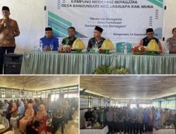 Kakanwil Kemenag Sultra Buka Giat Pengembangan Kampung Moderasi di Muna