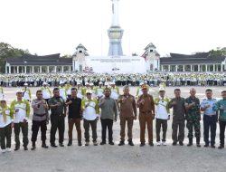 Pj Wali Kota Kendari Hadiri Apel Siaga Pengawasan Pemilu Serentak 2024