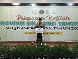 Kafilah MTQ Ke 30 Nasional Sultra Resmi di Lepas Menuju Samarinda