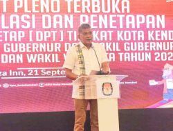 Hadiri Rapat Pleno Penetapan DPT Pemilu 2024, Pj Wali Kota Kendari Ingatkan ASN Tidak Terlibat Politik Praktis