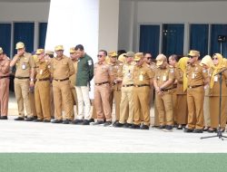 Ini Pesan Sekda Kota Kendari Saat Pimpin Apel Gabungan Lingkup Pemkot Kendari