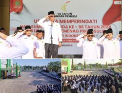 Peringatan Hari Sumpah Pemuda ke-96 Lingkup Kemenag Sultra, Muhamad Saleh : Dorong Kreativitas dan Inovasi Pemuda Indonesia