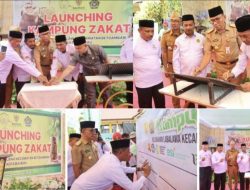 Wujudkan Masyarakat Mandiri, Kakanwil Kemenag Sultra Launching Kampung Zakat di Baubau