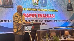 Wakili Pj Gubernur, Sekda Sultra Hadiri Rapat Evaluasi Implementasi 10 Program Pokok PKK Provinsi Sultra