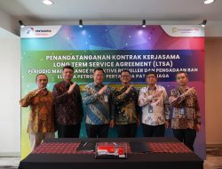 Pertamina Patra Niaga Sulawesi Perkuat Operational Excellence di Sektor Aviasi Lewat Penandatanganan LTSA Pemeliharaan Tructive Refueller dan Pengadaan Ban di Jakarta