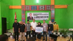 Anggota DPR RI Bersama BPJS Ketenagakerjaan Sultra Sosialisasikan Program Jaminan Sosial Ketenagakerjaan di Kolaka