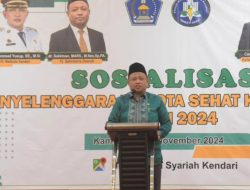 Pemkot Kendari Gelar Sosialisasi Penyelenggaraan Kota Sehat Tahun 2024