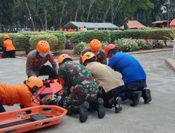 BPBD Konawe Gelar Simulasi Evakuasi Bencana Gempa Bumi