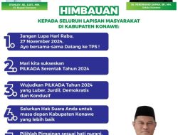 Pemda Konawe Ajak Warga Sukseskan Pilkada 2024