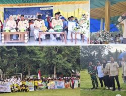 Buka Porseni Madrasah Lingkup Kemenag Konsel, Muhamad Saleh : Junjung Tinggi Sportivitas