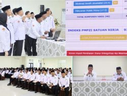 Kanwil Kemenag Sultra Lakukan Submit PMPZI, Indeks ZI Capai 93,18 Persen