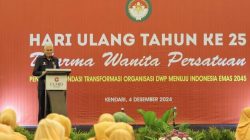 Wakili Pj Gubernur, Sekda Sultra Hadiri Peringatan HUT ke-25 Dharma Wanita Persatuan Provinsi Sultra