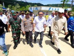 Menteri Pertanian Tinjau Bendungan Ameroro di Kabupaten Konawe : Dorong Ketahanan dan Swasembada Pangan Nasional