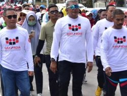 Peringati Hakordia 2024, Pemkot Kendari Gelar Senam Pagi dan Jalan Sehat