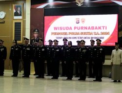 Kapolda Sultra Pimpin Wisuda Purnabakti, Apresiasi Pengabdian Personel Selama Puluhan Tahun