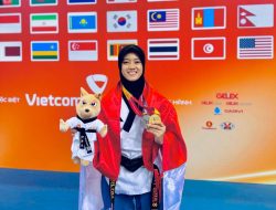 Bripda Risky Irma Suryani, Polwan Polres Kolaka Timur Raih Medali Emas di Asian Open Police Taekwondo Championship 2024