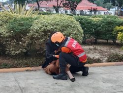 Edukasi Kesiapsiagaan Warga, BPBD Konawe Gelar Simulasi Evakuasi Bencana Gempa Bumi