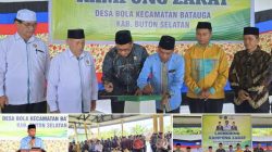 Kakanwil Kemenag Sultra Launching Kampung Zakat di Desa Bola Buton Selatan