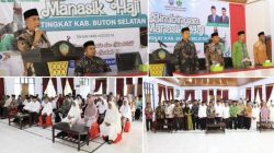 Kakanwil Kemenag Sultra Buka Manasik Haji Tingkat Buton Selatan